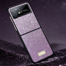 Load image into Gallery viewer, SULADA Shockproof TPU + Handmade Leather Phone Case, For Samsung Galaxy Z Flip4, For Samsung Galaxy Z Flip5