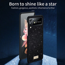 Load image into Gallery viewer, SULADA Shockproof TPU + Handmade Leather Phone Case, For Samsung Galaxy Z Flip4, For Samsung Galaxy Z Flip5