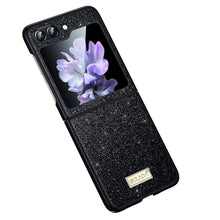 Load image into Gallery viewer, SULADA Shockproof TPU + Handmade Leather Phone Case, For Samsung Galaxy Z Flip4, For Samsung Galaxy Z Flip5