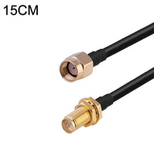 Load image into Gallery viewer, RG174 RF Coaxial Adapter Cable, Length: 15cm, 15cm RP-SMA Male to RP-SMA Female, 15cm RP-SMA Male to RP-SMA Male, 15cm RP-SMA Male to SMA Female, 15cm RP-SMA Male to SMA Male, 15cm SMA Male to SMA Female, 15cm SMA Male to RP-SMA Female                 ...
