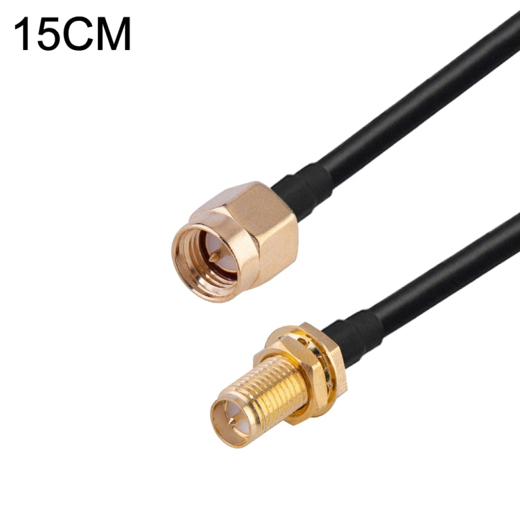 RG174 RF Coaxial Adapter Cable, Length: 15cm, 15cm RP-SMA Male to RP-SMA Female, 15cm RP-SMA Male to RP-SMA Male, 15cm RP-SMA Male to SMA Female, 15cm RP-SMA Male to SMA Male, 15cm SMA Male to SMA Female, 15cm SMA Male to RP-SMA Female                 ...