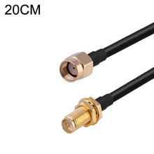 Load image into Gallery viewer, RG174 RF Coaxial Adapter Cable, Length: 20cm, 20cm RP-SMA Male to RP-SMA Female, 20cm RP-SMA Male to RP-SMA Male, 20cm RP-SMA Male to SMA Female, 20cm RP-SMA Male to SMA Male, 20cm SMA Male to SMA Female, 20cm SMA Male to RP-SMA Female                 ...