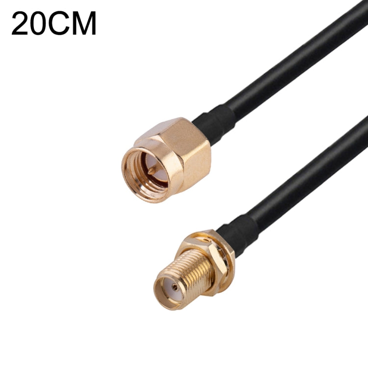 RG174 RF Coaxial Adapter Cable, Length: 20cm, 20cm RP-SMA Male to RP-SMA Female, 20cm RP-SMA Male to RP-SMA Male, 20cm RP-SMA Male to SMA Female, 20cm RP-SMA Male to SMA Male, 20cm SMA Male to SMA Female, 20cm SMA Male to RP-SMA Female                 ...