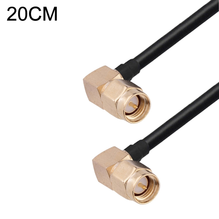 RG174 RF Coaxial Adapter Cable, Length: 20cm, 20cm RP-SMA Male to RP-SMA Female, 20cm RP-SMA Male to RP-SMA Male, 20cm RP-SMA Male to SMA Female, 20cm RP-SMA Male to SMA Male, 20cm SMA Male to SMA Female, 20cm SMA Male to RP-SMA Female                 ...
