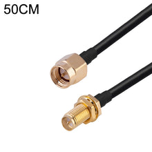 Load image into Gallery viewer, RG174 RF Coaxial Adapter Cable, Length: 50cm, 50cm RP-SMA Male to RP-SMA Female, 50cm RP-SMA Male to RP-SMA Male, 50cm RP-SMA Male to SMA Female, 50cm RP-SMA Male to SMA Male, 50cm SMA Male to SMA Female, 50cm SMA Male to RP-SMA Female                 ...