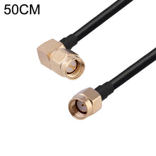 Load image into Gallery viewer, RG174 RF Coaxial Adapter Cable, Length: 50cm, 50cm RP-SMA Male to RP-SMA Female, 50cm RP-SMA Male to RP-SMA Male, 50cm RP-SMA Male to SMA Female, 50cm RP-SMA Male to SMA Male, 50cm SMA Male to SMA Female, 50cm SMA Male to RP-SMA Female                 ...