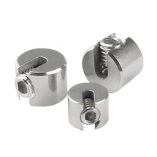 Load image into Gallery viewer, 316 Stainless Steel Garden Wire Rope Fixed Clip, 2 PCS M4x2, 2 PCS M8x3, 2 PCS M8x4, 2 PCS M10x5, 2 PCS M10x6