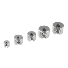Load image into Gallery viewer, 316 Stainless Steel Garden Wire Rope Fixed Clip, 2 PCS M4x2, 2 PCS M8x3, 2 PCS M8x4, 2 PCS M10x5, 2 PCS M10x6