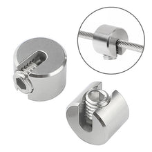 Load image into Gallery viewer, 316 Stainless Steel Garden Wire Rope Fixed Clip, 2 PCS M4x2, 2 PCS M8x3, 2 PCS M8x4, 2 PCS M10x5, 2 PCS M10x6