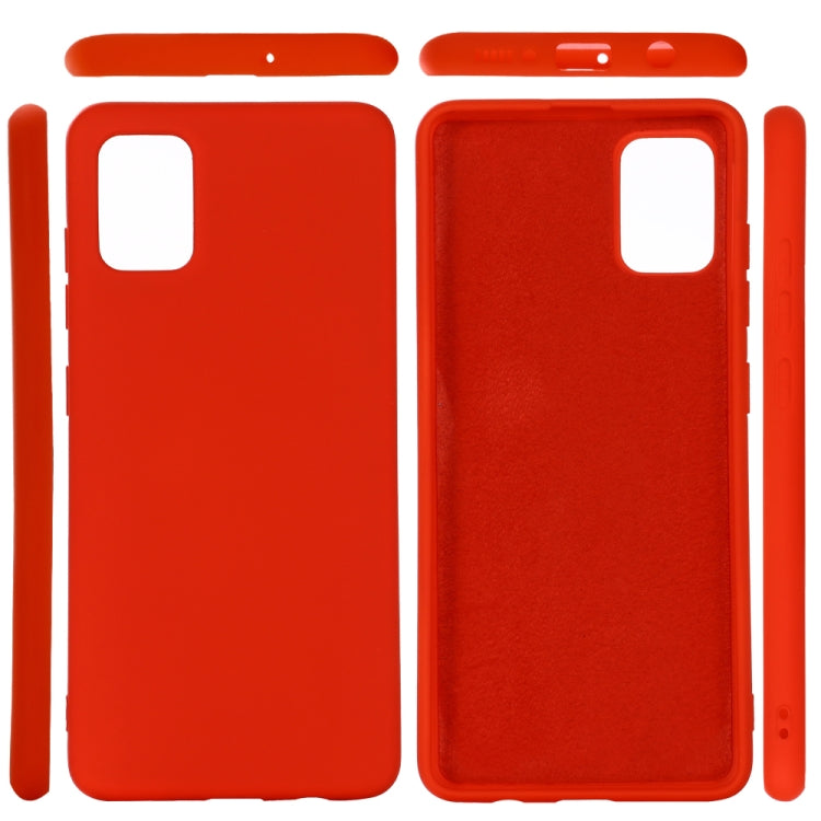 Solid Color Liquid Silicone Anti-fall Full Coverage Mobile Phone Protective Case