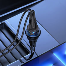 Load image into Gallery viewer, USAMS US-CC164 C32 30W Transparent Dual Port Mini Car Charger, C32