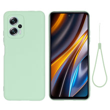 Load image into Gallery viewer, Pure Color Liquid Silicone Shockproof Full Coverage Phone Case, For Xiaomi Poco X4 GT/Redmi Note 11T Pro/Redmi K50i