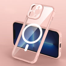 Load image into Gallery viewer, Clear Acrylic PC MagSafe Phone Case, For iPhone 14, For iPhone 14 Plus, For iPhone 14 Pro, For iPhone 14 Pro Max