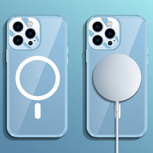 Load image into Gallery viewer, Clear Acrylic PC MagSafe Phone Case, For iPhone 14, For iPhone 14 Plus, For iPhone 14 Pro, For iPhone 14 Pro Max