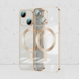 Whorl Electroplated MagSafe Magnetic Phone Case, For iPhone 14, For iPhone 14 Plus, For iPhone 14 Pro, For iPhone 14 Pro Max, For iPhone 13, For iPhone 13 Pro, For iPhone 13 Pro Max, For iPhone 12