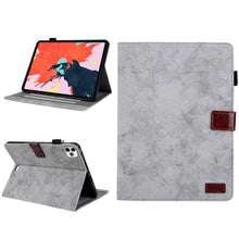 Load image into Gallery viewer, For iPad Pro 11 (2020) Marble Style Cloth Texture Tablet PC Protective Leather Case with Bracket &amp; Card Slot