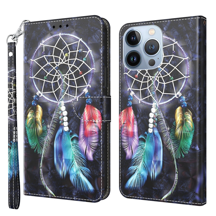 3D Painted Leather Phone Case, For iPhone 13 Pro, For iPhone 13 Pro Max, For iPhone 12 mini, For iPhone 12 / 12 Pro, For iPhone 12 Pro Max, For iPhone 11