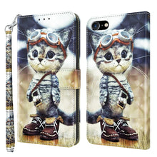 Load image into Gallery viewer, 3D Painted Leather Phone Case, For iPhone SE 2022 / SE 2020 / 8 / 7, For iPhone XR, For iPhone 8 Plus / 7 Plus