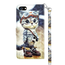 Load image into Gallery viewer, 3D Painted Leather Phone Case, For iPhone SE 2022 / SE 2020 / 8 / 7, For iPhone XR, For iPhone 8 Plus / 7 Plus