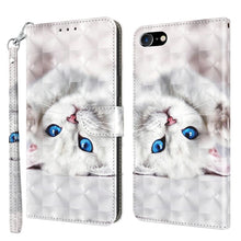 Load image into Gallery viewer, 3D Painted Leather Phone Case, For iPhone SE 2022 / SE 2020 / 8 / 7, For iPhone XR, For iPhone 8 Plus / 7 Plus