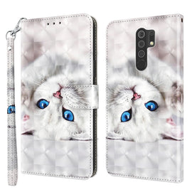 3D Painted Leather Phone Case, For Xiaomi Redmi 9, For Xiaomi Redmi 9A, For Xiaomi Redmi 10C Global, For Xiaomi Redmi Note 9 Pro / Note 9 Pro Max, For Xiaomi Redmi Note 9 / 10X 4G, For Xiaomi Redmi Note 11 5G / 4G Global