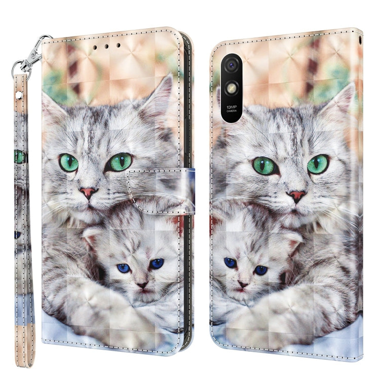3D Painted Leather Phone Case, For Xiaomi Redmi 9, For Xiaomi Redmi 9A, For Xiaomi Redmi 10C Global, For Xiaomi Redmi Note 9 Pro / Note 9 Pro Max, For Xiaomi Redmi Note 9 / 10X 4G, For Xiaomi Redmi Note 11 5G / 4G Global