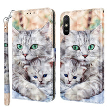 Load image into Gallery viewer, 3D Painted Leather Phone Case, For Xiaomi Redmi 9, For Xiaomi Redmi 9A, For Xiaomi Redmi 10C Global, For Xiaomi Redmi Note 9 Pro / Note 9 Pro Max, For Xiaomi Redmi Note 9 / 10X 4G, For Xiaomi Redmi Note 11 5G / 4G Global