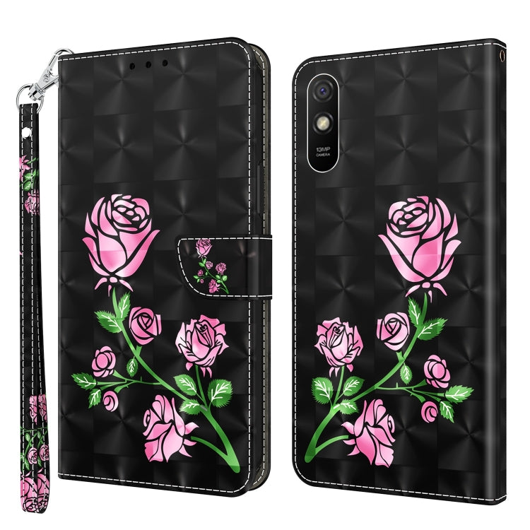 3D Painted Leather Phone Case, For Xiaomi Redmi 9, For Xiaomi Redmi 9A, For Xiaomi Redmi 10C Global, For Xiaomi Redmi Note 9 Pro / Note 9 Pro Max, For Xiaomi Redmi Note 9 / 10X 4G, For Xiaomi Redmi Note 11 5G / 4G Global