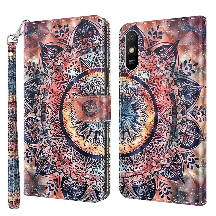 3D Painted Leather Phone Case, For Xiaomi Redmi 9, For Xiaomi Redmi 9A, For Xiaomi Redmi 10C Global, For Xiaomi Redmi Note 9 Pro / Note 9 Pro Max, For Xiaomi Redmi Note 9 / 10X 4G, For Xiaomi Redmi Note 11 5G / 4G Global