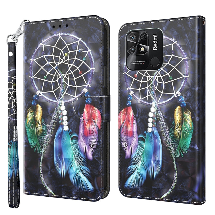 3D Painted Leather Phone Case, For Xiaomi Redmi 9, For Xiaomi Redmi 9A, For Xiaomi Redmi 10C Global, For Xiaomi Redmi Note 9 Pro / Note 9 Pro Max, For Xiaomi Redmi Note 9 / 10X 4G, For Xiaomi Redmi Note 11 5G / 4G Global