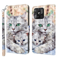Load image into Gallery viewer, 3D Painted Leather Phone Case, For Xiaomi Redmi 9, For Xiaomi Redmi 9A, For Xiaomi Redmi 10C Global, For Xiaomi Redmi Note 9 Pro / Note 9 Pro Max, For Xiaomi Redmi Note 9 / 10X 4G, For Xiaomi Redmi Note 11 5G / 4G Global