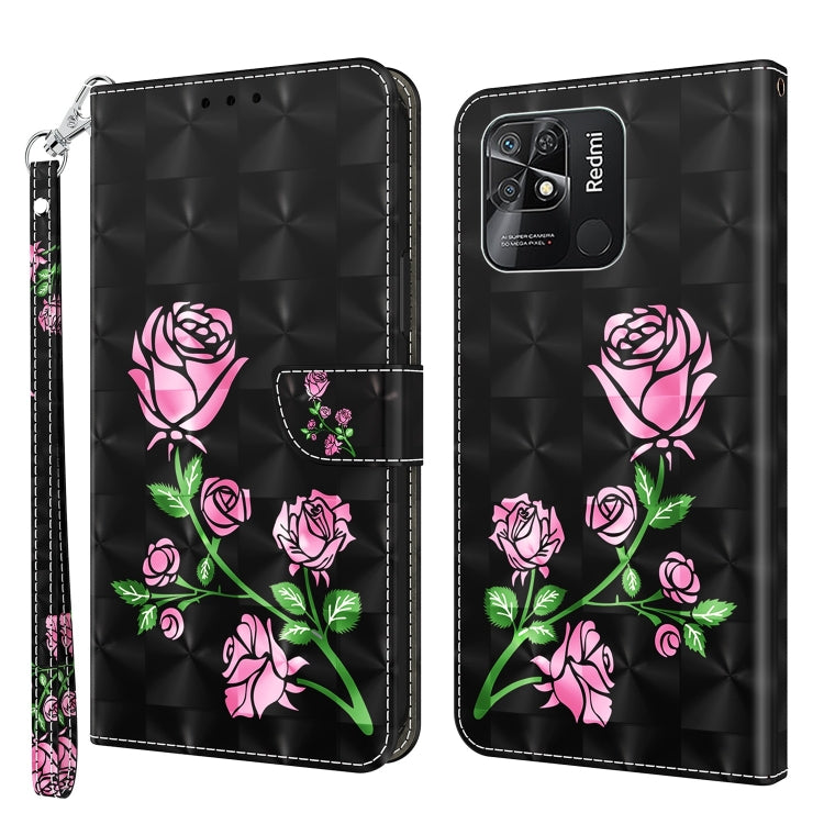 3D Painted Leather Phone Case, For Xiaomi Redmi 9, For Xiaomi Redmi 9A, For Xiaomi Redmi 10C Global, For Xiaomi Redmi Note 9 Pro / Note 9 Pro Max, For Xiaomi Redmi Note 9 / 10X 4G, For Xiaomi Redmi Note 11 5G / 4G Global