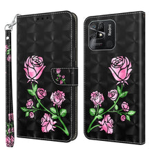 Load image into Gallery viewer, 3D Painted Leather Phone Case, For Xiaomi Redmi 9, For Xiaomi Redmi 9A, For Xiaomi Redmi 10C Global, For Xiaomi Redmi Note 9 Pro / Note 9 Pro Max, For Xiaomi Redmi Note 9 / 10X 4G, For Xiaomi Redmi Note 11 5G / 4G Global