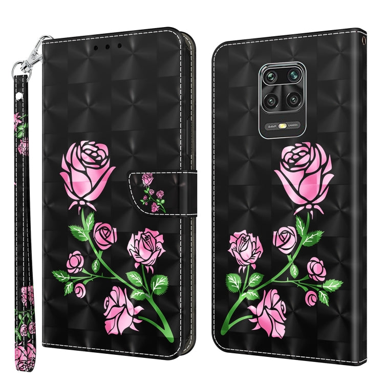 3D Painted Leather Phone Case, For Xiaomi Redmi 9, For Xiaomi Redmi 9A, For Xiaomi Redmi 10C Global, For Xiaomi Redmi Note 9 Pro / Note 9 Pro Max, For Xiaomi Redmi Note 9 / 10X 4G, For Xiaomi Redmi Note 11 5G / 4G Global