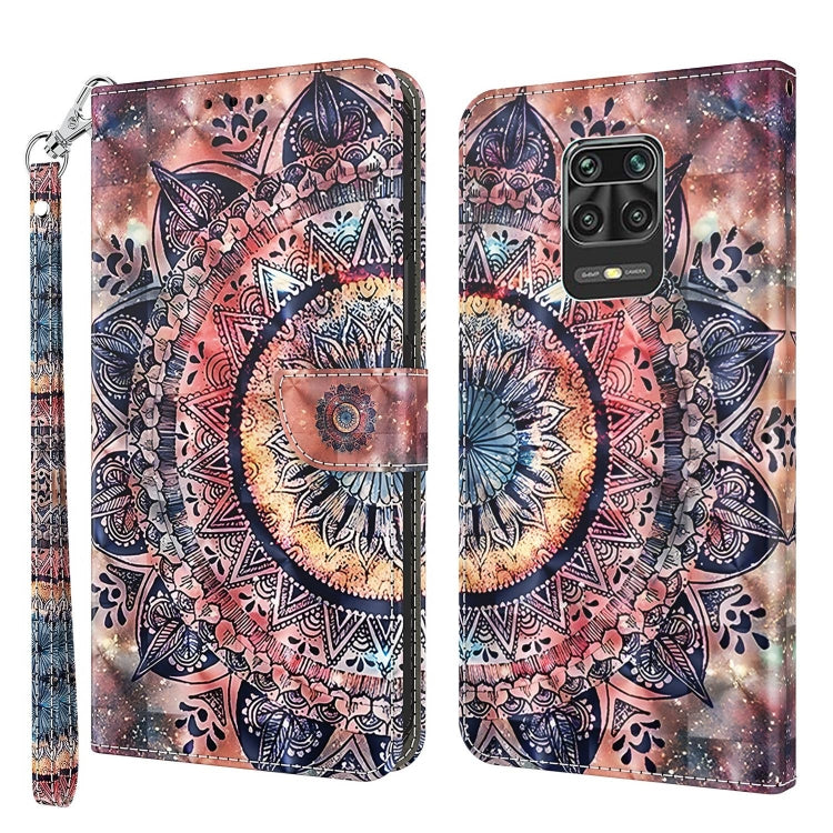 3D Painted Leather Phone Case, For Xiaomi Redmi 9, For Xiaomi Redmi 9A, For Xiaomi Redmi 10C Global, For Xiaomi Redmi Note 9 Pro / Note 9 Pro Max, For Xiaomi Redmi Note 9 / 10X 4G, For Xiaomi Redmi Note 11 5G / 4G Global