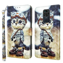 Load image into Gallery viewer, 3D Painted Leather Phone Case, For Xiaomi Redmi 9, For Xiaomi Redmi 9A, For Xiaomi Redmi 10C Global, For Xiaomi Redmi Note 9 Pro / Note 9 Pro Max, For Xiaomi Redmi Note 9 / 10X 4G, For Xiaomi Redmi Note 11 5G / 4G Global