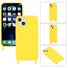 Load image into Gallery viewer, Elastic Silicone Lanyard Case, For iPhone 14 Plus