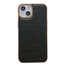 Load image into Gallery viewer, Genuine Leather Ostrich Texture Nano Case, For iPhone 13 Pro, For iPhone 13 Pro Max, For iPhone 13, For iPhone 14 Plus, For iPhone 14 Pro Max, For iPhone 14 Pro, For iPhone 14