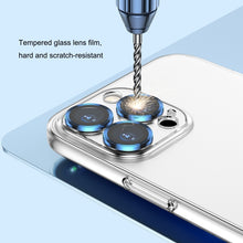 Load image into Gallery viewer, Glass Lens Film Clear PC Phone Case, For iPhone 14, For iPhone 14 Plus, For iPhone 14 Pro, For iPhone 14 Pro Max