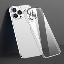 Load image into Gallery viewer, Glass Lens Film Clear PC Phone Case, For iPhone 14, For iPhone 14 Plus, For iPhone 14 Pro, For iPhone 14 Pro Max