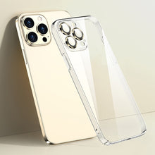 Load image into Gallery viewer, Glass Lens Film Clear PC Phone Case, For iPhone 14, For iPhone 14 Plus, For iPhone 14 Pro, For iPhone 14 Pro Max