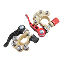 Load image into Gallery viewer, 1 Pair Car Battery Terminals Quick Disconnect Cables Connectors, with L Wrench + 40A Terminal + Insulation Pad, with L Wrench + 40A Terminal + Insulation Pad