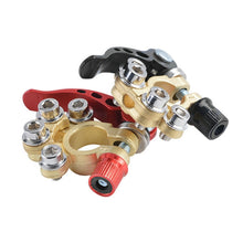 Load image into Gallery viewer, 1 Pair Car Battery Terminals Quick Disconnect Cables Connectors, with L Wrench + 40A Terminal + Insulation Pad, with L Wrench + 40A Terminal + Insulation Pad