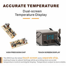 Load image into Gallery viewer, BAKU BA-9852 Digital ESD Hot Air Gun Soldering Station Welding Solder Iron