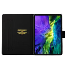Load image into Gallery viewer, Painted Left and Right Flat Leather Case with Sleep Function &amp; Card Slot &amp; Buckle Anti-skid Strip and Bracket, For iPad Pro 11 inch 2020