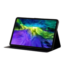 Load image into Gallery viewer, Painted Left and Right Flat Leather Case with Sleep Function &amp; Card Slot &amp; Buckle Anti-skid Strip and Bracket, For iPad Pro 11 inch 2020