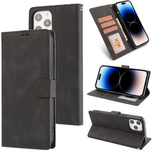 Load image into Gallery viewer, Fantasy Classic Skin-feel Calfskin Texture Leather Case, For iPhone 14, For iPhone 14 Plus, For iPhone 14 Pro, For iPhone 14 Pro Max