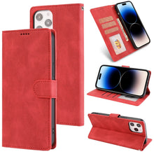 Load image into Gallery viewer, Fantasy Classic Skin-feel Calfskin Texture Leather Case, For iPhone 14, For iPhone 14 Plus, For iPhone 14 Pro, For iPhone 14 Pro Max
