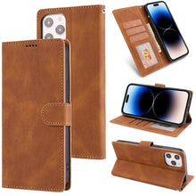 Load image into Gallery viewer, Fantasy Classic Skin-feel Calfskin Texture Leather Case, For iPhone 14, For iPhone 14 Plus, For iPhone 14 Pro, For iPhone 14 Pro Max