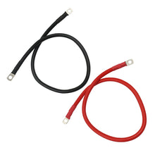 Load image into Gallery viewer, Car 50cm Red + Black Pure Copper Battery Inverter Cable, 10AWG 6-5, 8AWG 10-6, 6AWG 25-8, 6AWG 25-10